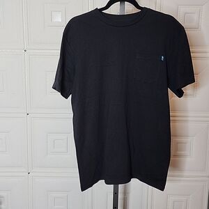 NWOT Men's Black Fox T shirt Front Pocket Medium